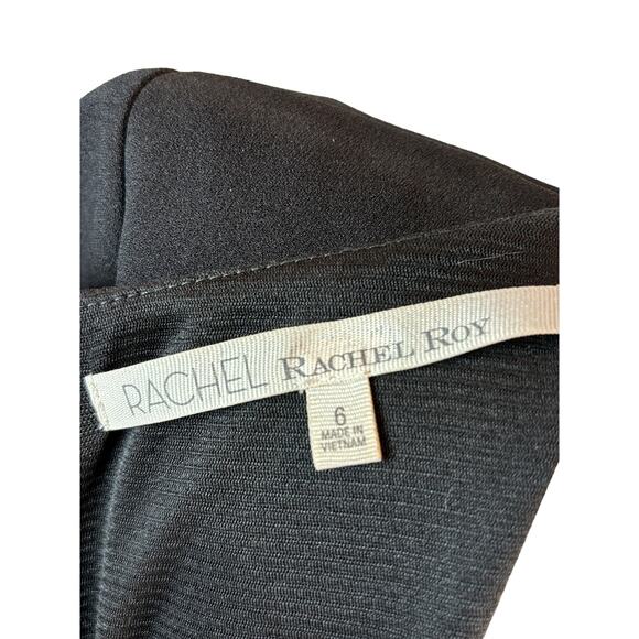 Elegant Black Midi Dress with Flutter Sleeves - Picture 2 of 3